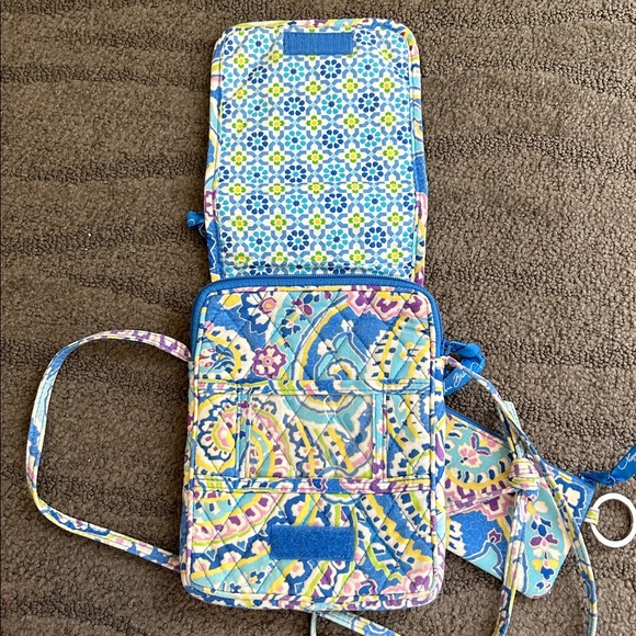 Vera Bradley Mini Hipster crossbody bag and matching coin purse - Picture 5 of 7